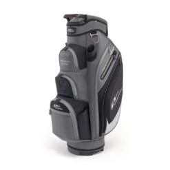 POWAKADDY PREMIUM EDITION CART BAG – GUN METAL / BLACK / SILVER