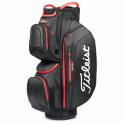 TITLEIST STADRY 15 GOLF CART BAG – BLACK / RED