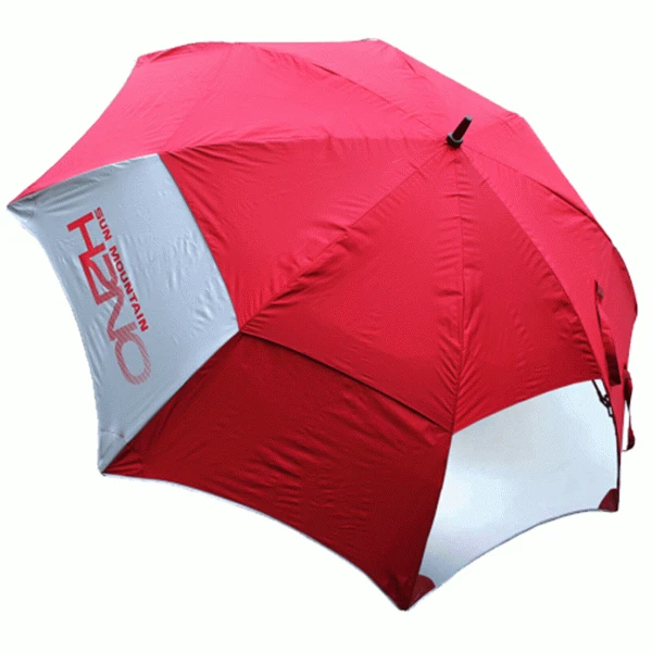 SUN MOUNTAIN H2No VISION GOLF UMBRELLA – RED 1 SUN MOUNTAIN H2No VISION GOLF UMBRELLA – RED