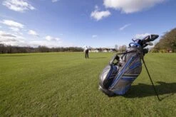 LONGRIDGE WATERPROOF STAND BAG – GREY / BLUE -Golf Sale Store 20743 8bdaf37f 191a 483d b3bc 4242ae8bc7810 600x400 1