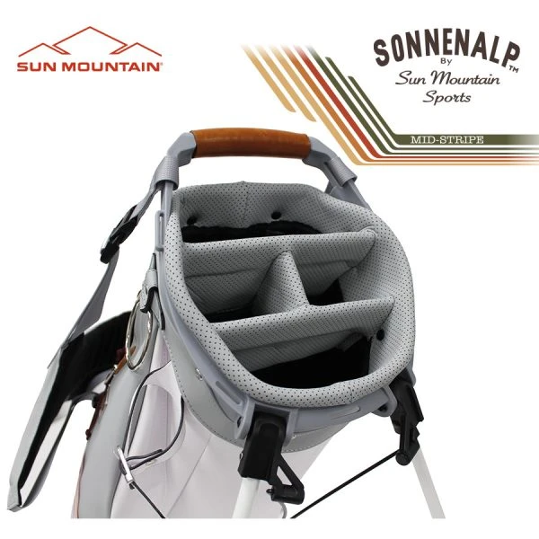 SUN MOUNTAIN Sonnenalp™ MID STRIPE GOLF STAND BAG – CABIN / WHEAT 2 SUN MOUNTAIN Sonnenalp™ MID STRIPE GOLF STAND BAG – CABIN / WHEAT - Image 2