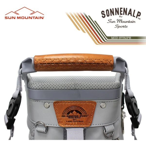 SUN MOUNTAIN Sonnenalp™ MID STRIPE GOLF STAND BAG – CABIN / WHEAT 4 SUN MOUNTAIN Sonnenalp™ MID STRIPE GOLF STAND BAG – CABIN / WHEAT - Image 4