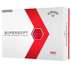 CALLAWAY 2023 SUPERSOFT GOLF BALLS – RED