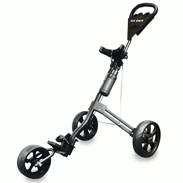 LONGRIDGE TRI-CART EZE GLIDE GOLF PUSH TROLLEY 3 LONGRIDGE TRI-CART EZE GLIDE GOLF PUSH TROLLEY - Image 3