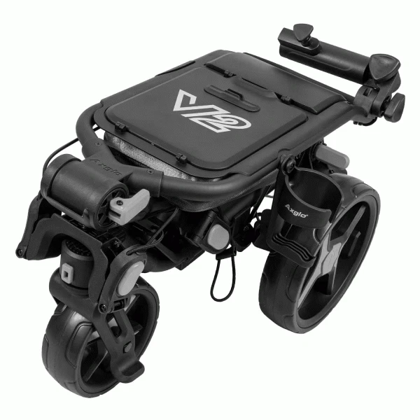 AXGLO TRI-360 V2 GOLF PUSH TROLLEY – BLACK / GREY +FREE £39.99 ACCESSORY PACK 2 AXGLO TRI-360 V2 GOLF PUSH TROLLEY – BLACK / GREY +FREE £39.99 ACCESSORY PACK - Image 2