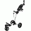 AXGLO TRI-360 V2 GOLF PUSH TROLLEY – WHITE / GREY +FREE £39.99 ACCESSORY PACK