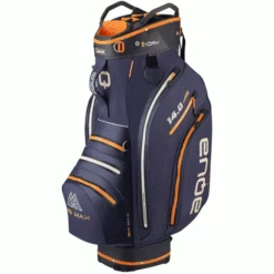 BIG MAX AQUA TOUR 3 WATERPROOF GOLF TOUR CART TROLLEY BAG – NAVY/ ORANGE