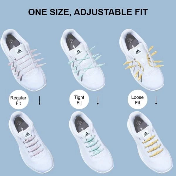 HICKIES 2.0 ADULTS TIE-FREE SHOE LACES X14 / PINK 2 HICKIES 2.0 ADULTS TIE-FREE SHOE LACES X14 / PINK - Image 2