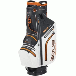 BIG MAX AQUA SPORT 3 WATERPROOF GOLF CART TROLLEY BAG – WHITE / BLACK / ORANGE