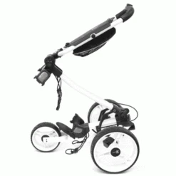 AXGLO TRILITE 3 WHEEL GOLF TROLLEY – WHITE / BLACK +FREE £39.99 ACCESSORY PACK -Golf Sale Store AXGLOFOLD 7 600x600 1