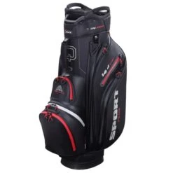 BIG MAX DRILITE SPORT PLUS GOLF CART TROLLEY BAG – BLACK / RED