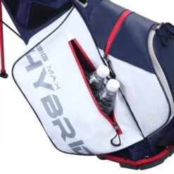 BIG MAX DRILITE HYBRID GOLF STAND CARRY BAG – NAVY / SILVER / RED -Golf Sale Store BM11 600x600 1