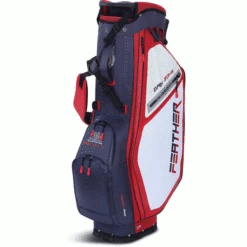 BIG MAX DRILITE FEATHER GOLF STAND CARRY BAG – NAVY / RED / WHITE -Golf Sale Store BMFN4 600x600 1