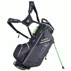 BIG MAX DRILITE HYBRID GOLF STAND CARRY BAG – CHARCOAL / LIME