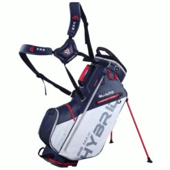 BIG MAX DRILITE HYBRID GOLF STAND CARRY BAG – NAVY / SILVER / RED