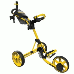 CLICGEAR MODEL 4.0 GOLF TROLLEY – YELLOW +FREE GIFT PACK