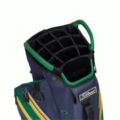 TITLEIST 2023 CART 14 GOLF CART TROLLEY BAG SHAMROCK COLLECTION – NAVY / GREEN / GOLD -Golf Sale Store CART14 NAVYGREENGOLD3 600x600 1