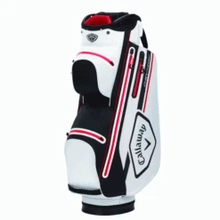 CALLAWAY CHEV DRY 14 WAY GOLF CART BAG – WHITE / RED