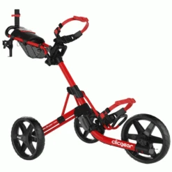 CLICGEAR MODEL 4.0 GOLF TROLLEY – RED +FREE GIFT PACK