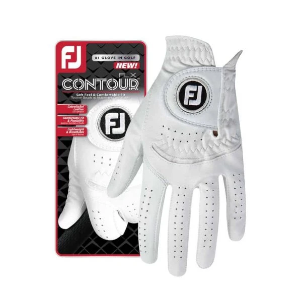 FOOTJOY CONTOUR FLX LEATHER GOLF GLOVE 3 FOOTJOY CONTOUR FLX LEATHER GOLF GLOVE - Image 3