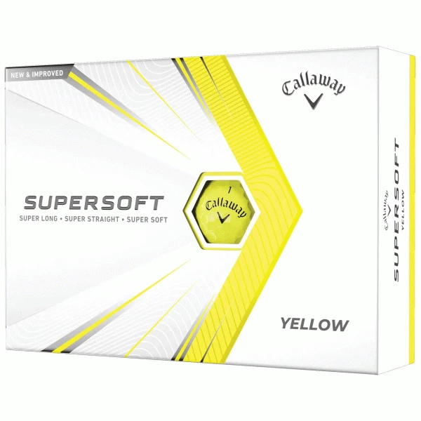 CALLAWAY SUPERSOFT GOLF BALLS – YELLOW 1 CALLAWAY SUPERSOFT GOLF BALLS – YELLOW