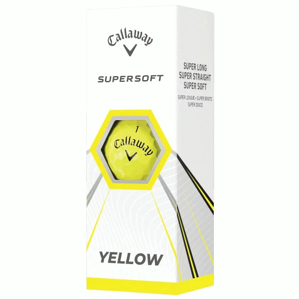 CALLAWAY SUPERSOFT GOLF BALLS – YELLOW 4 CALLAWAY SUPERSOFT GOLF BALLS – YELLOW - Image 4