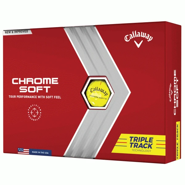 CALLAWAY 2023 CHROME SOFT TRIPLE TRACK – YELLOW 1 CALLAWAY 2023 CHROME SOFT TRIPLE TRACK – YELLOW