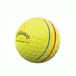 CALLAWAY 2023 CHROME SOFT X TRIPLE TRACK GOLF BALLS – YELLOW -Golf Sale Store Chrome Soft X Golf Ball 2022 Triple Track Yellow Quarter View 600x600 1