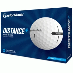 TAYLORMADE DISTANCE+ GOLF BALLS – WHITE