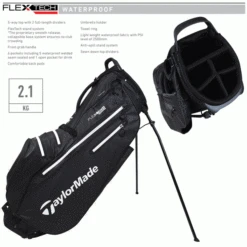 TAYLORMADE FLEXTECH STORM-DRY GOLF STAND CARRY BAG – NAVY / YELLOW -Golf Sale Store FLEXTECHWPINFO 600x600 1