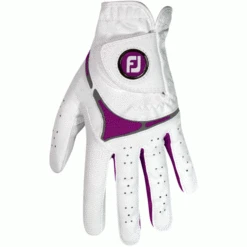 FOOTJOY GTXTREME ALL WEATHER LADIES GOLF GLOVE – WHITE / DARK FUCHSIA