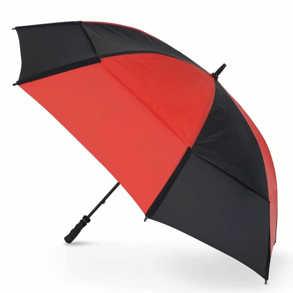 GUSTBUSTER PRO SERIES GOLF UMBRELLA – BLACK / RED 1 GUSTBUSTER PRO SERIES GOLF UMBRELLA – BLACK / RED