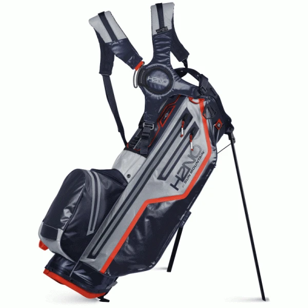 SUN MOUNTAIN H2NO LITE WATERPROOF GOLF STAND BAG – NAVY / CADET / INFERNO 1 SUN MOUNTAIN H2NO LITE WATERPROOF GOLF STAND BAG – NAVY / CADET / INFERNO