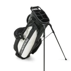 J.LINDEBERG PLAY GOLF STAND BAG – BLACK / WHITE -Golf Sale Store JL Play2 600x600 1