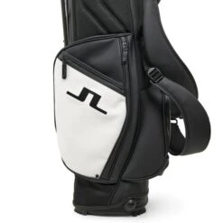 J.LINDEBERG PLAY GOLF STAND BAG – BLACK / WHITE -Golf Sale Store JL Play4 600x600 1
