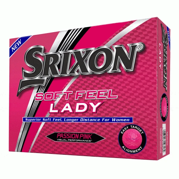 SRIXON SOFT FEEL LADY GOLF BALLS – PINK 1 SRIXON SOFT FEEL LADY GOLF BALLS – PINK