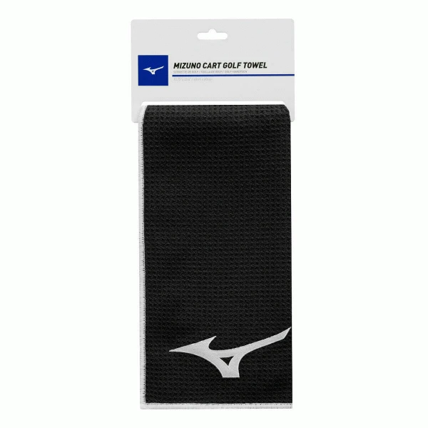 MIZUNO MICROFIBRE CART TOWEL – BLACK 1 MIZUNO MICROFIBRE CART TOWEL – BLACK