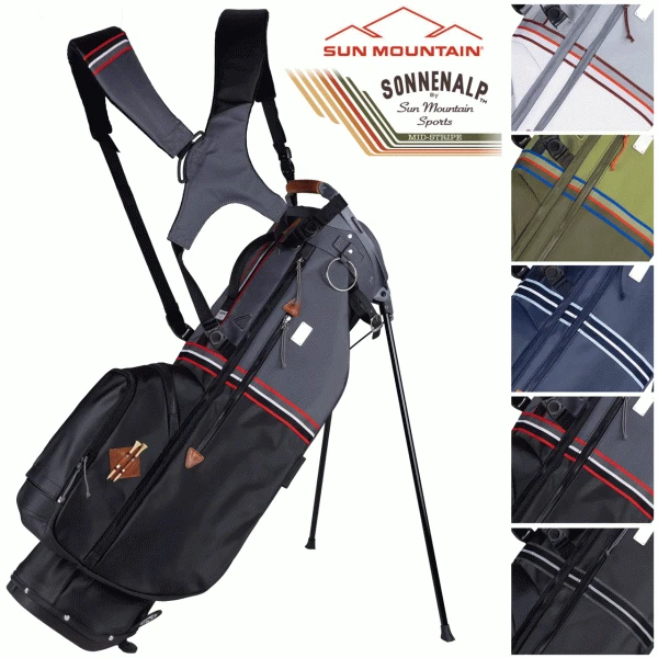 SUN MOUNTAIN Sonnenalp™ MID STRIPE GOLF STAND BAG – CABIN / WHEAT 8 SUN MOUNTAIN Sonnenalp™ MID STRIPE GOLF STAND BAG – CABIN / WHEAT - Image 8