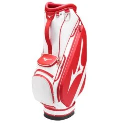 MIZUNO TOUR CART GOLF TROLLEY BAG – RED / WHITE