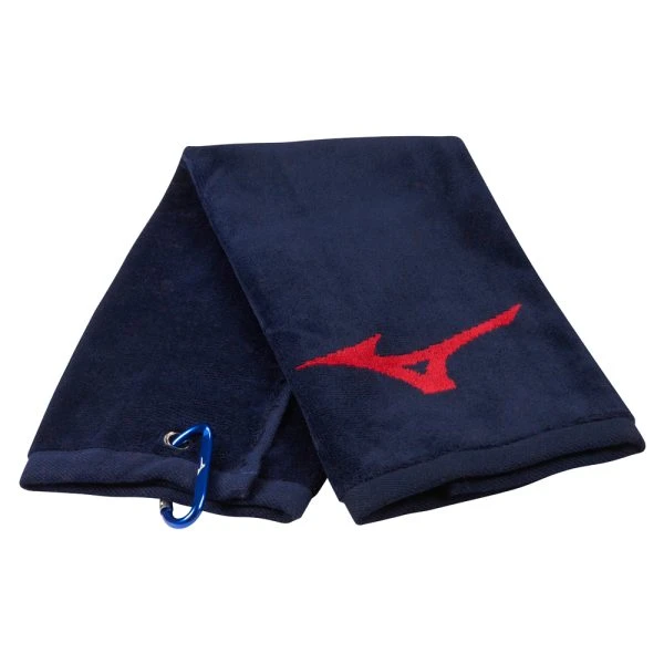 MIZUNO 2023 TRI-FOLD RB GOLF TOWEL – NAVY / RED 1 MIZUNO 2023 TRI-FOLD RB GOLF TOWEL – NAVY / RED