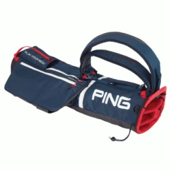 PING MOONLITE GOLF PENCIL CARRY BAG – NAVY / WHITE / SCARLET