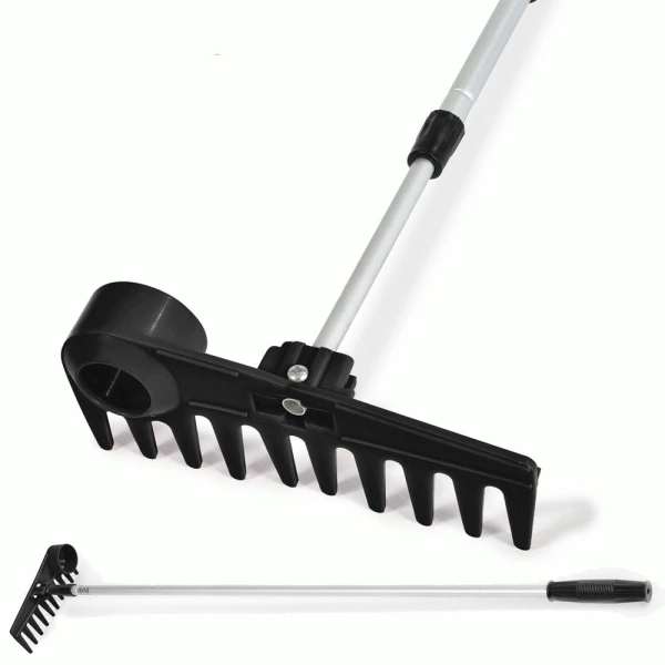MASTERS EXTENDING GOLF BUNKER RAKE / BALL RETRIEVER 1 MASTERS EXTENDING GOLF BUNKER RAKE / BALL RETRIEVER