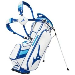MIZUNO 2023 TOUR STAND BAG – WHITE / BLUE