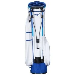 MIZUNO 2023 TOUR STAND BAG – WHITE / BLUE -Golf Sale Store Mizuno TourStand white 3 600x600 1