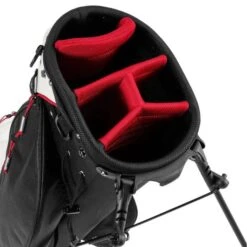 NIKE AIR SPORT LITE GOLF STAND CARRY BAG – BLACK / WHITE / RED -Golf Sale Store Nike Sport 2 600x600 1