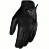 CALLAWAY OPTI-COLOUR LEATHER GOLF GLOVE – BLACK