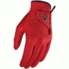 CALLAWAY OPTI-COLOUR LEATHER GOLF GLOVE – RED