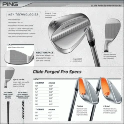 PING GLIDE FORGED PRO GOLF WEDGES / STEEL SHAFT -Golf Sale Store PGFSPEC 600x600 2