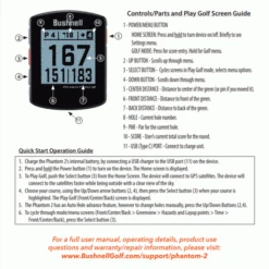 BUSHNELL PHANTOM 2 GOLF GPS – ORANGE -Golf Sale Store PHANTOMGUIDE 600x600 4