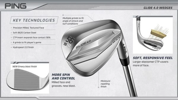PING GLIDE 4.0 GOLF WEDGES – GRAPHITE SHAFT 7 PING GLIDE 4.0 GOLF WEDGES – GRAPHITE SHAFT - Image 7